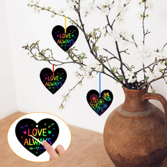 Motthjcw heart stickers add Valentine accents to artworks