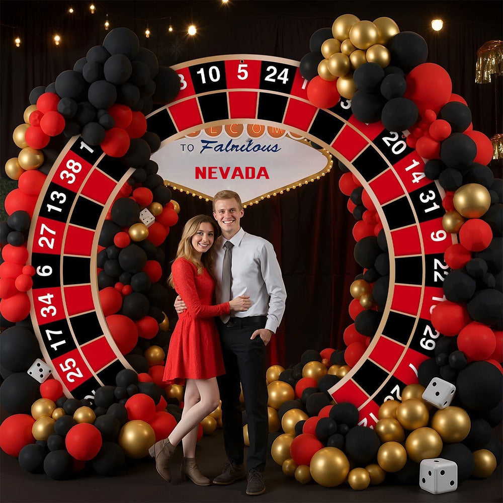 Moukeren casino banner dice-poker theme enhances game-night ambiance.
