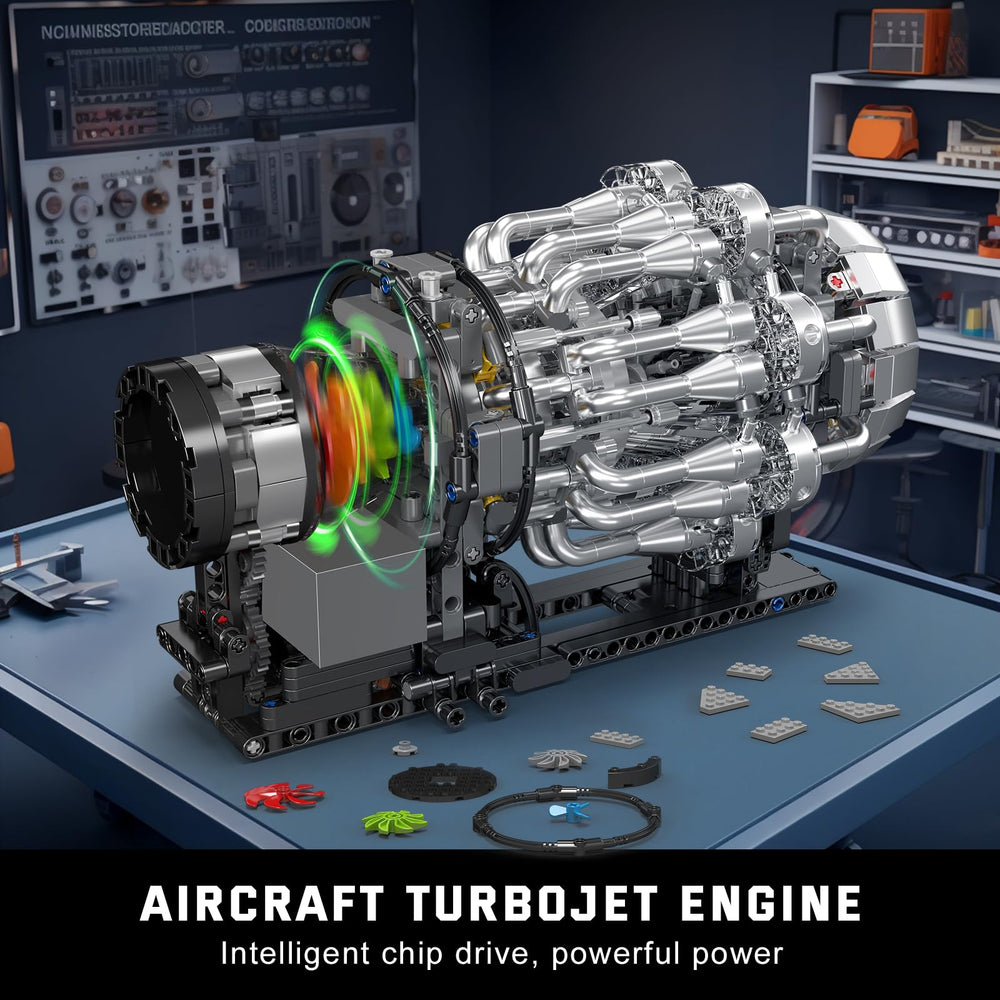 Mould King engine compressor detail highlights intake and compression concept for curious builders.