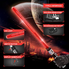 Mould King 10237 lightsaber assembly parts illustrate a tool free build experience