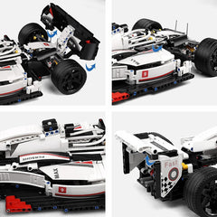 Mould King 13117 Technik Sports Car Model, left side view for showroom display.