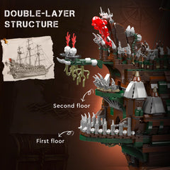 Mould King 13218 pirate ship ghost ship prototype for collectors.