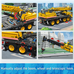 Mould King 17058 City Mobile Crane Truck winch detail ideal for budding engineers