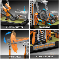 Mould King 17087 ABS parts ensure durability and tight fit