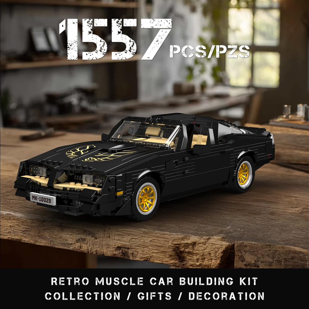 Mould King Classic Supercar openable doors for interactive display.