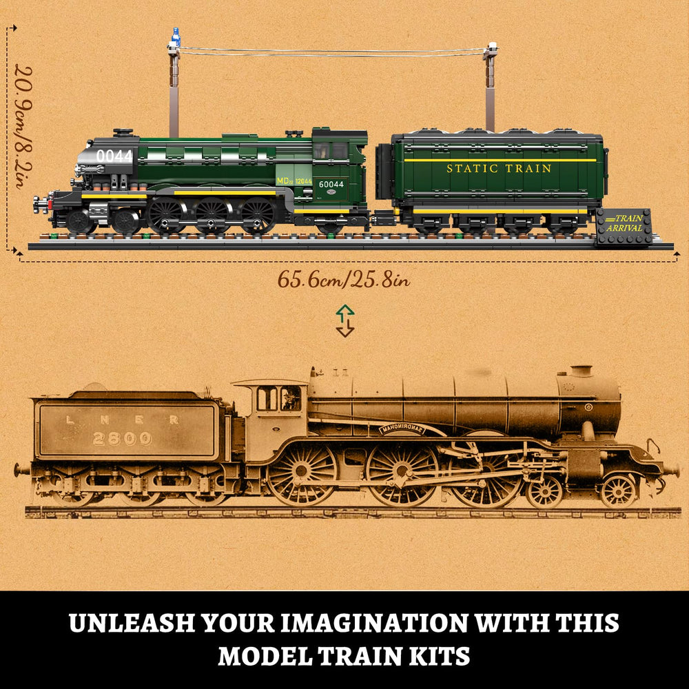 Mould King Flying Scotsman packaging, gift-ready box for special occasions