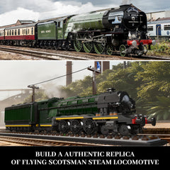 Mould King Flying Scotsman top detail, authentic locomotive features