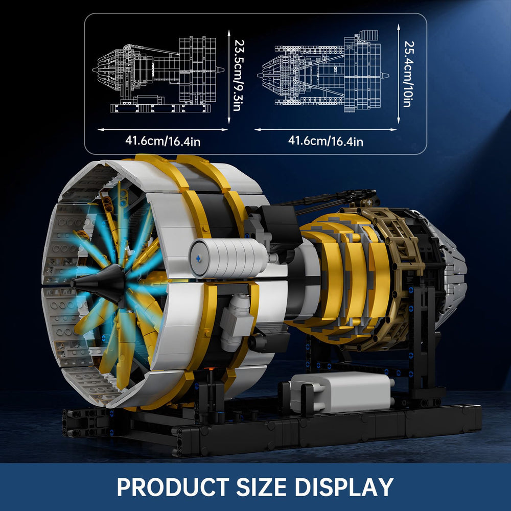 Mould King motor and battery box enable adjustable three-speed operation.