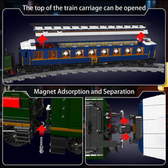 Mould King Orient Express app control enables flexible setup and lighting tweaks.