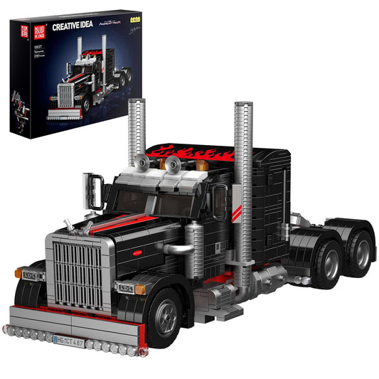 Mould King semi truck model assembly kit for detailed building experience