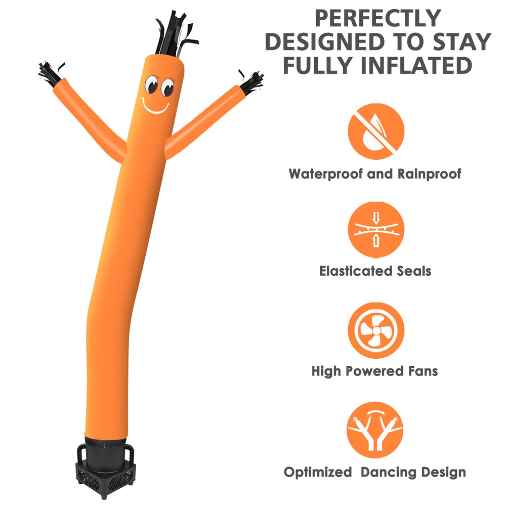 MOUNTO inflatable tube man attachment demonstrating movement for events.
