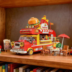 Mov Stone Burger Truck building set fosters hands-on assembly and coordination.