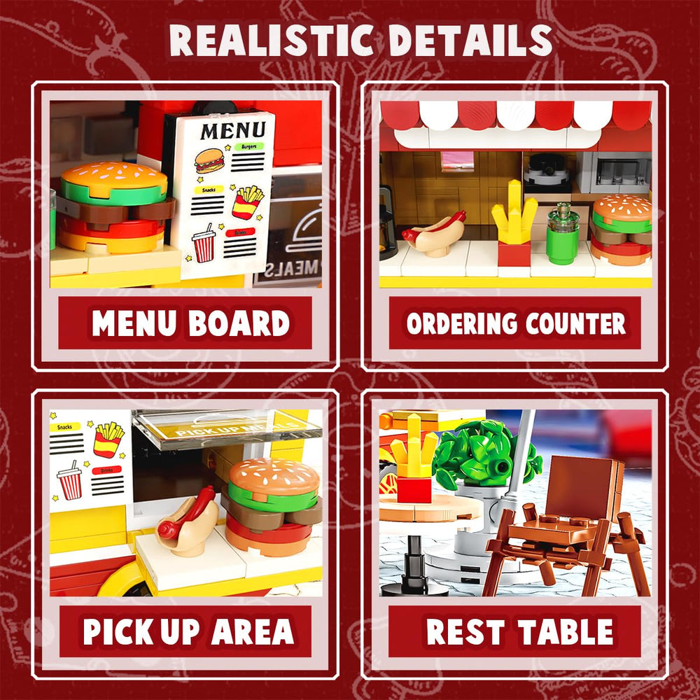 Mov Stone Burger Truck roof fries detail supports kid-led food scene.