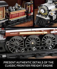 Mov Stone mining steam train water tower and mine entrance adds a realistic frontier atmosphere