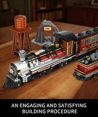 Mov Stone Western Mining Steam Train display piece ideal for collectors and shelves