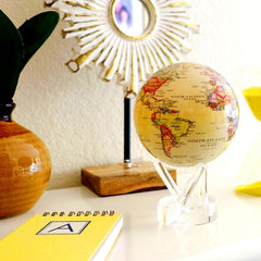 MOVA Globe rotating with ambient light as a subtle motion
