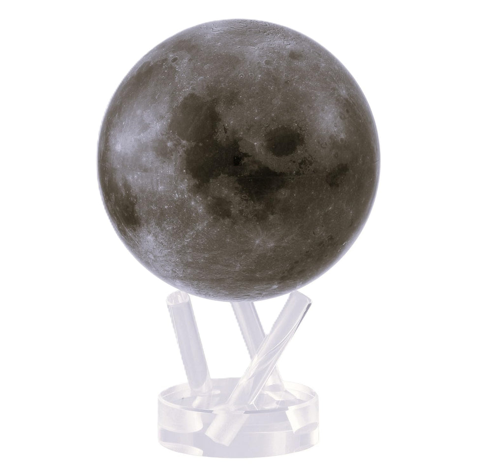 MOVA Moon Globe 6-inch cratered-surface detail highlights lunar realism for desk decor.