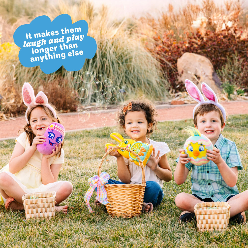 Easter gift-ready Move2Play bunny bubble blower for baskets
