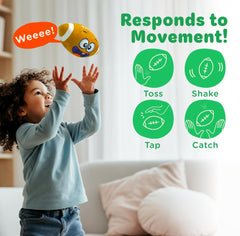Move2Play musical sounds showcase fun encouragement during playtime and learning.