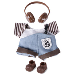 MOVOLIVI 6.7in doll T-shirt in soft fabric for colorful storytelling.