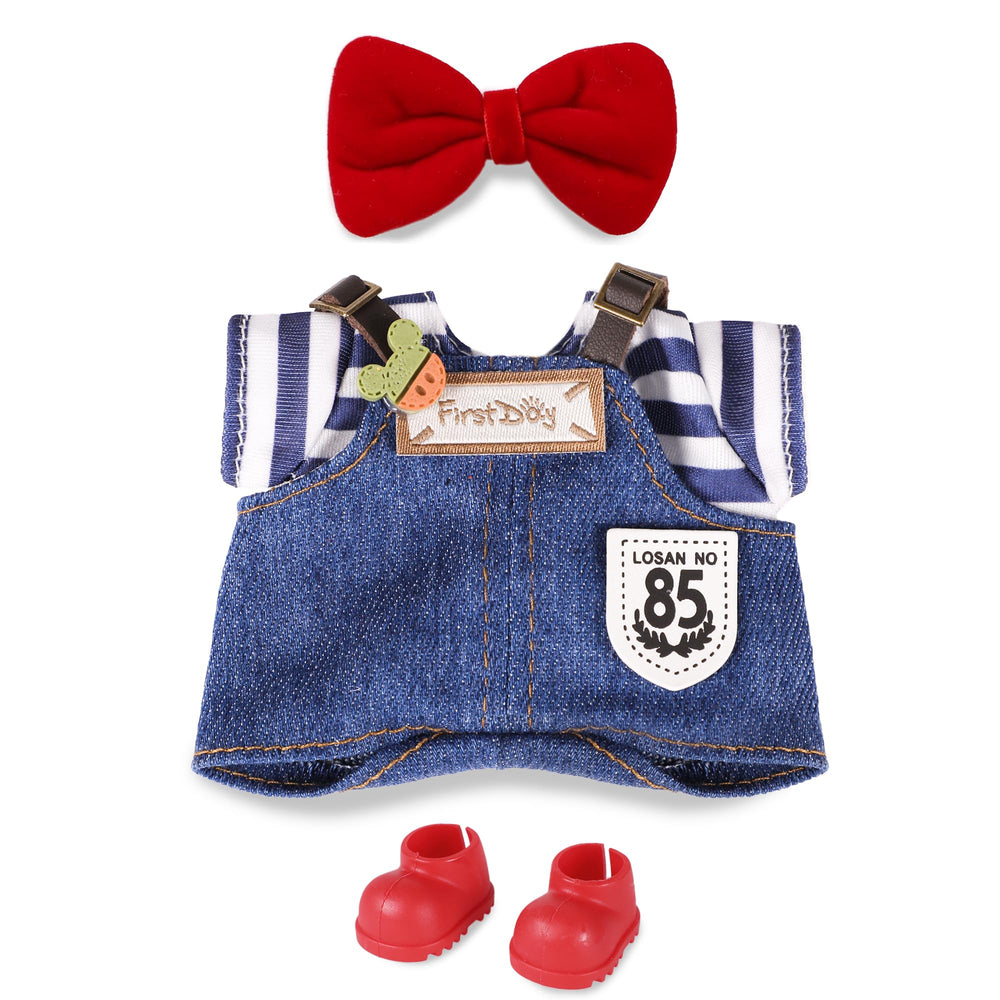 MOVOLIVI 6.7-inch doll T-shirt creates casual, versatile style.