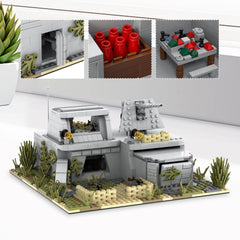MOOXI WW2 kid-friendly building action promotes fine motor skills.
