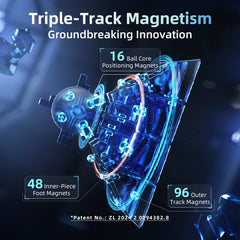 Moyu AoSu V7 4x4 triple-track magnets enhance stability during fast solves.