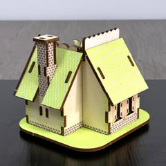 MPIUET green 3D house puzzle kit offers calm, focused assembly moments.