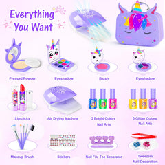 Mqsiuve built-in nail dryer, quick dry for on-the-go pretty nails.