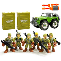 MQSTARSRISE army men truck for imaginative play and portable fun.