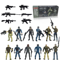 MQSTARSRISE 6-pc military weapons for action play