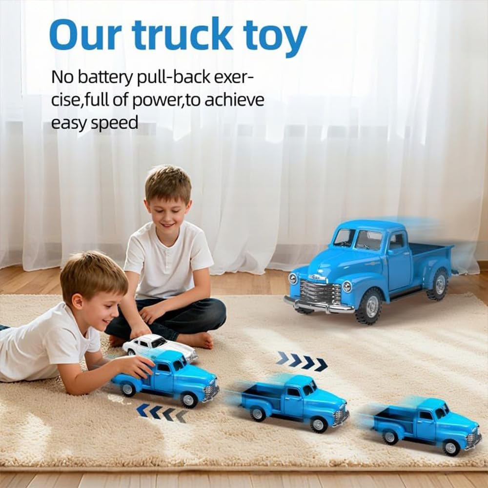 Mquduo Little Blue Truck open-door feature for interactive storytelling