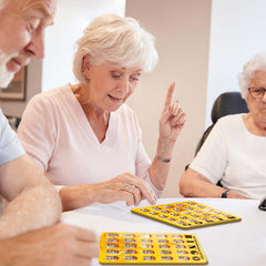 MR CHIPS 25-pack bingo cards offer ready-to-play family game sets.