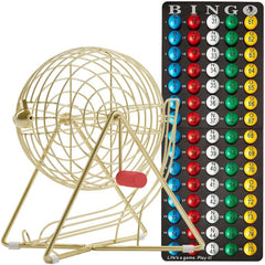 MR CHIPS bingo cage 11-inch tall delivers smooth spins and durable construction.