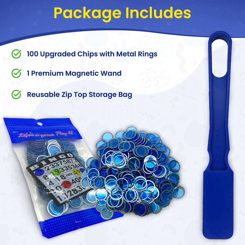 MR CHIPS blue 3-4-inch chips easy to see and sort