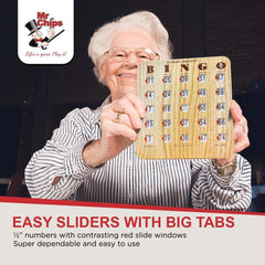 MR CHIPS family gaming bingo set for all ages