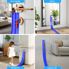 Roll-up portable design for easy storage and travel-friendly setup.