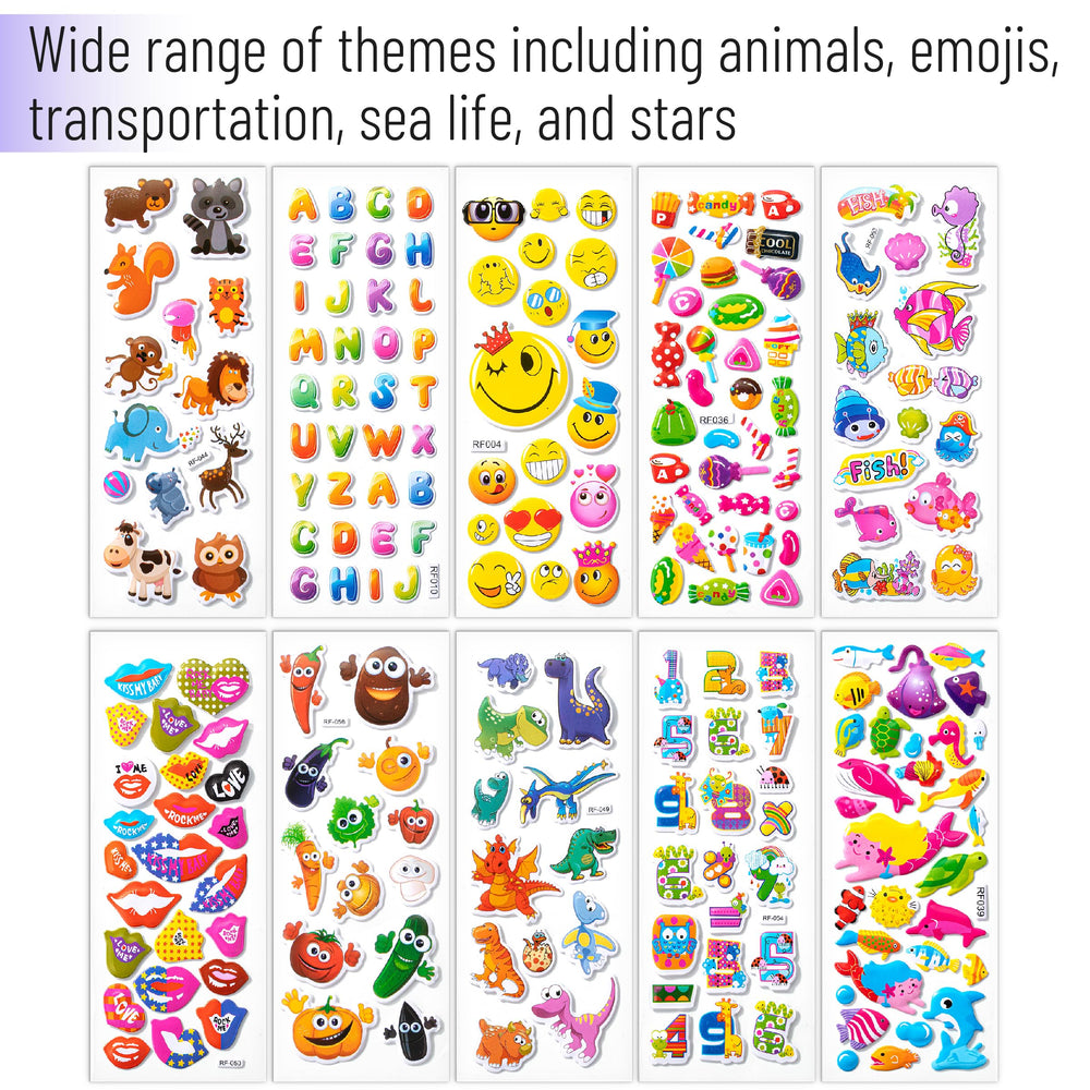 Mr. Pen 3D Puffy Stickers Stars and Space perfect for dashboards and journals.