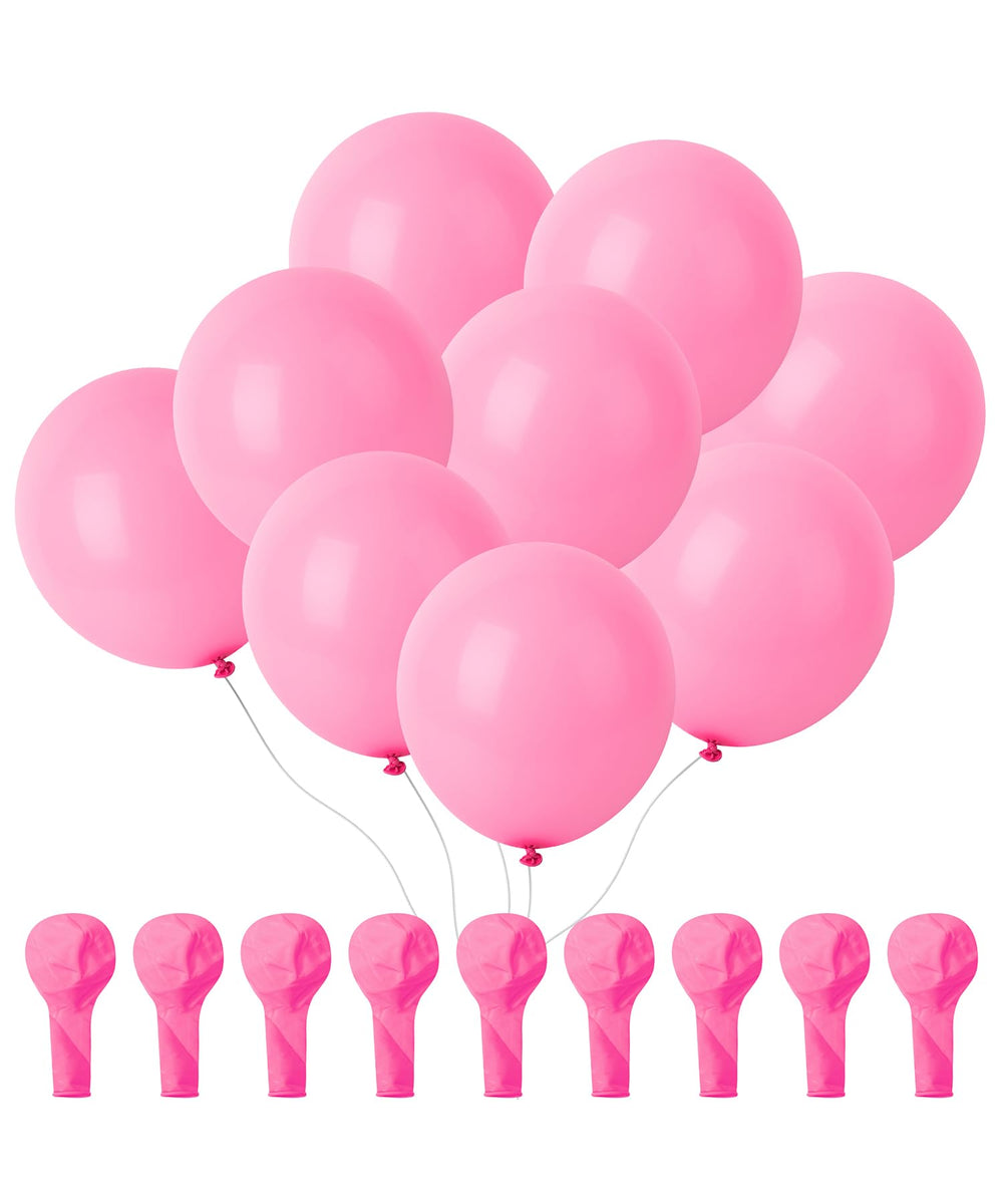 Mr. Pen pink balloons, 12 inch, ideal for vibrant Valentine or birthday decor.