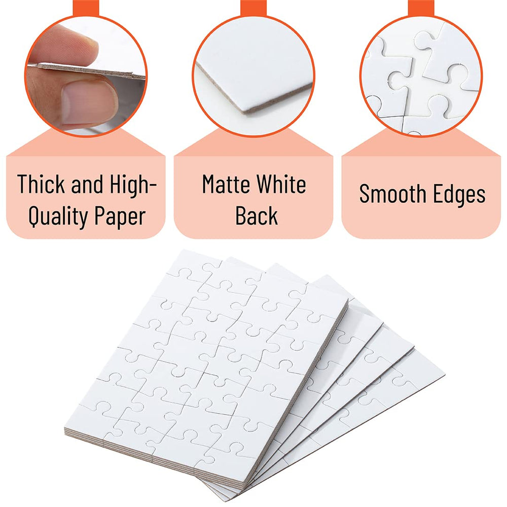 Mr. Pen blank puzzle close-up highlights durable white surface
