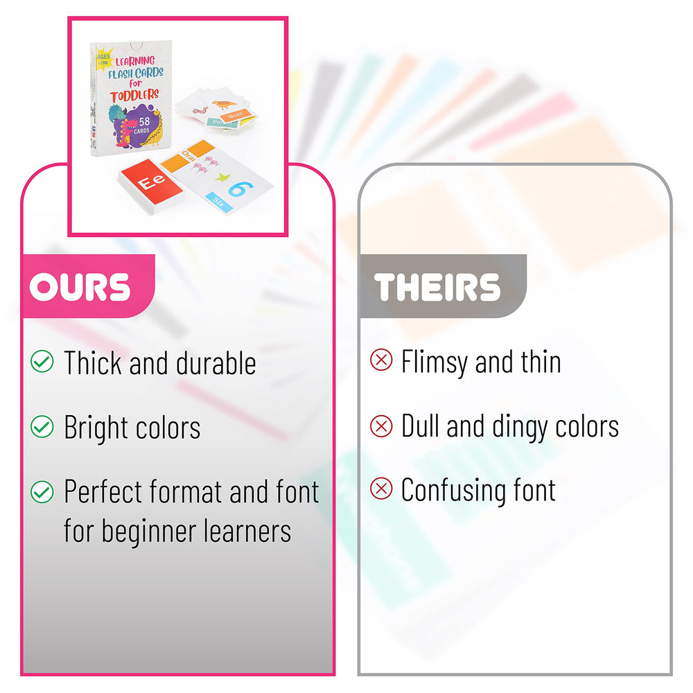 Mr. Pen cards measure 4.2 by 2.5 inches for tiny hands.