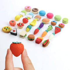 Mr. Pen mini food erasers donut cute detail erases pencil marks cleanly