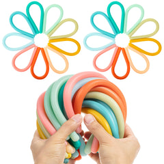 Mr. Pen Monkey Noodle 18-pack colorful designs for calming sensory play and focus.