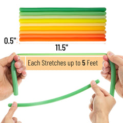 Each noodle measures 11.5 inches for easy handling.