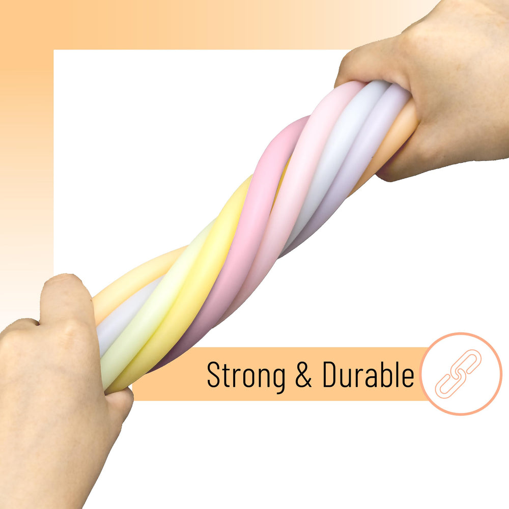 Mr. Pen monkey noodle has a smooth texture for calming tactile experiences.