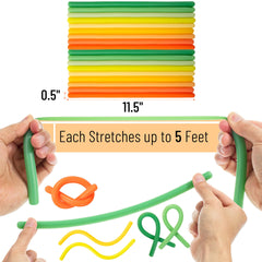 Mr. Pen Monkey Noodle stretches up to five feet for versatile play.
