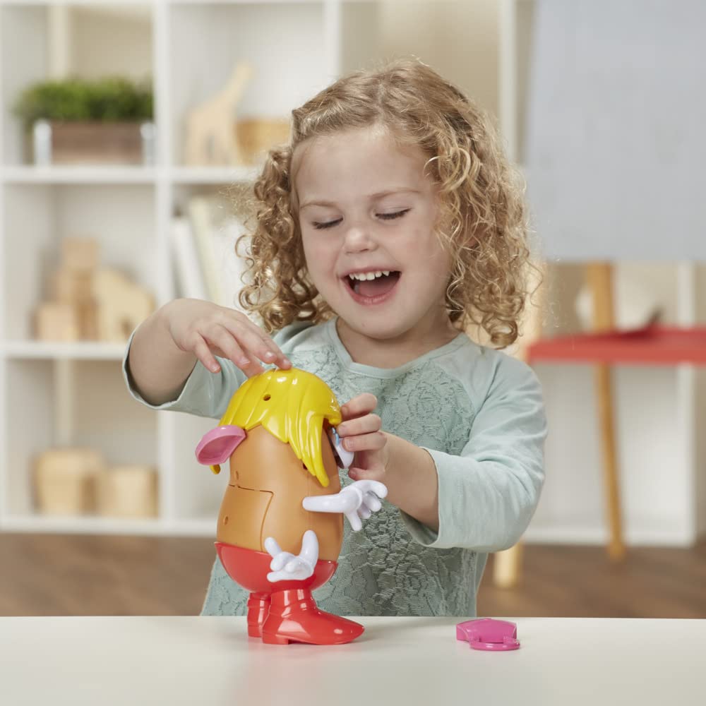 Mr. Potato Head base with feet provides stable, tabletop play.