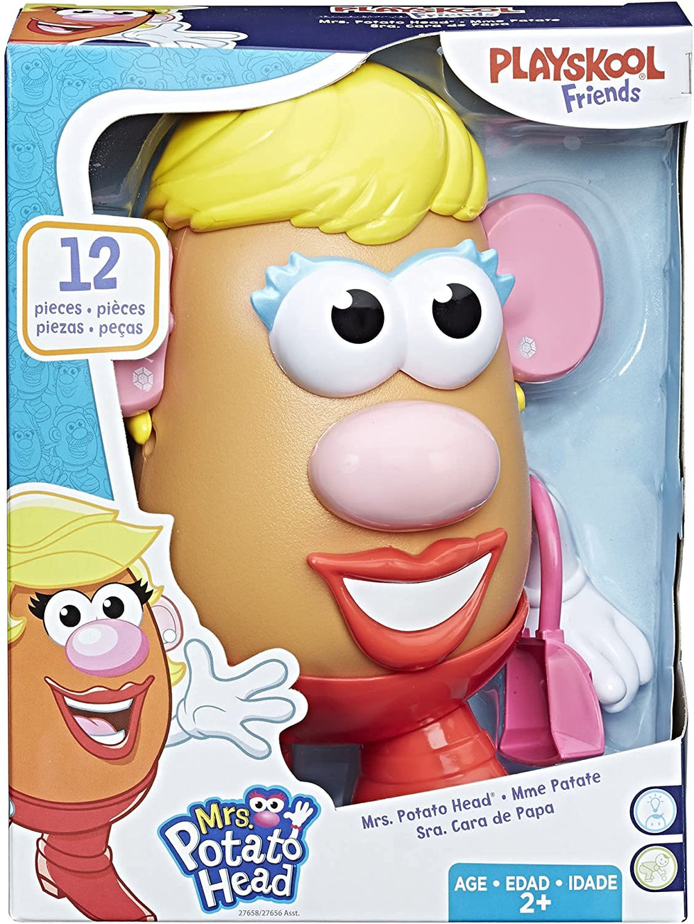 Mr Potato Head mix-and-match pieces for versatile character creation.