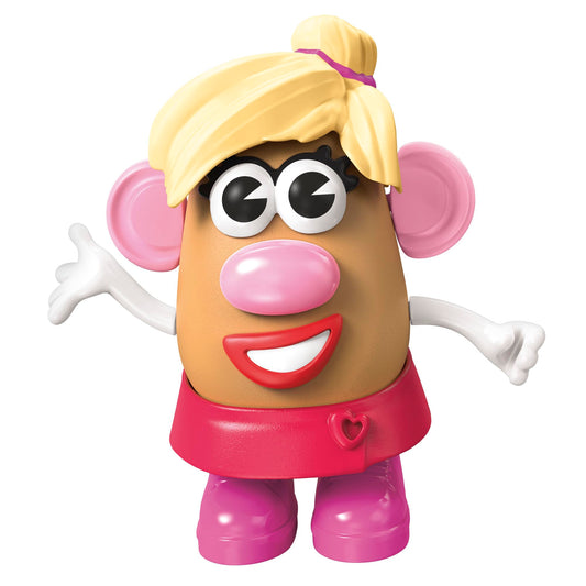 Mr. Potato Head Mrs. Potato Head set with 12 parts for imaginative play.