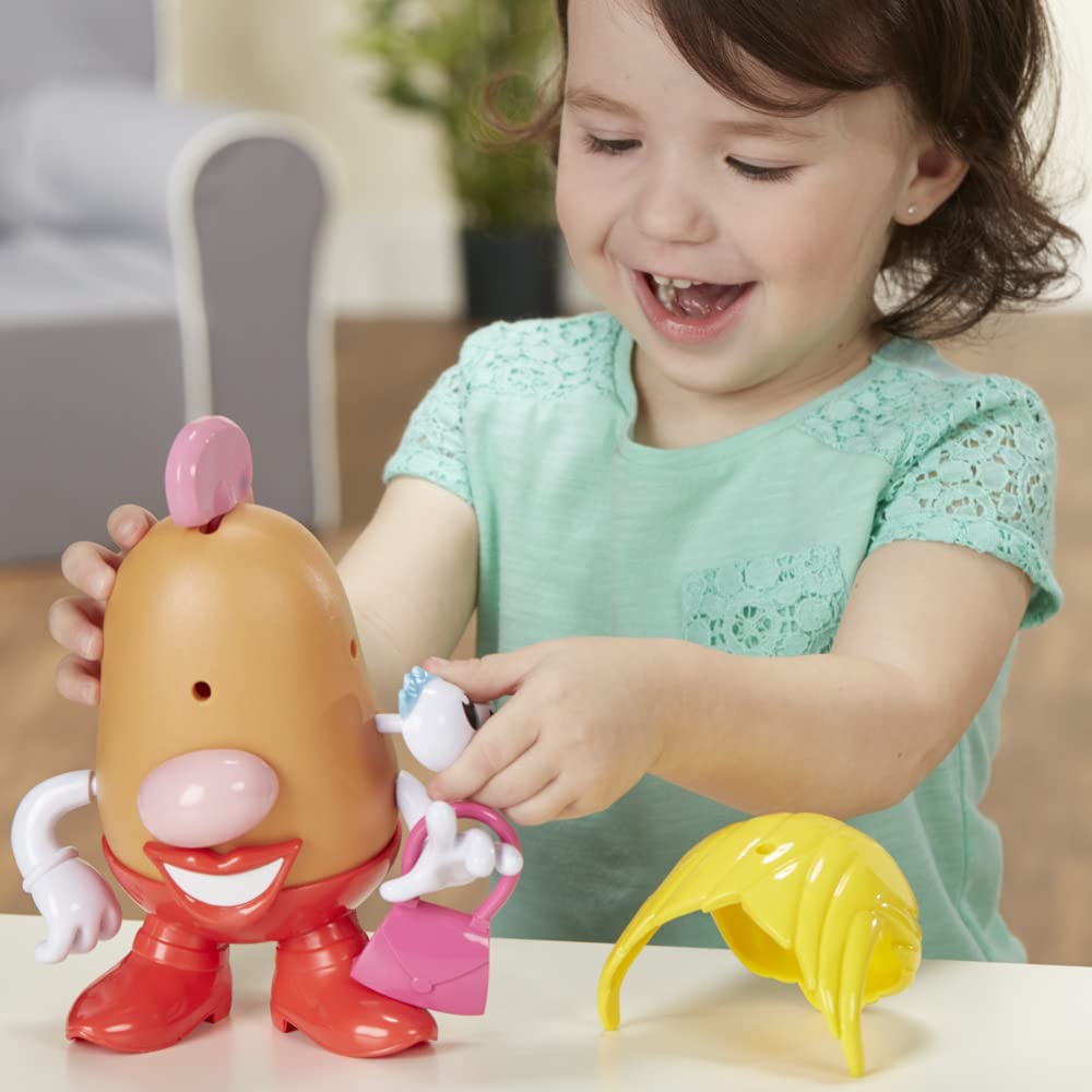 Mr. Potato Head smile piece adds friendly expression to figures.